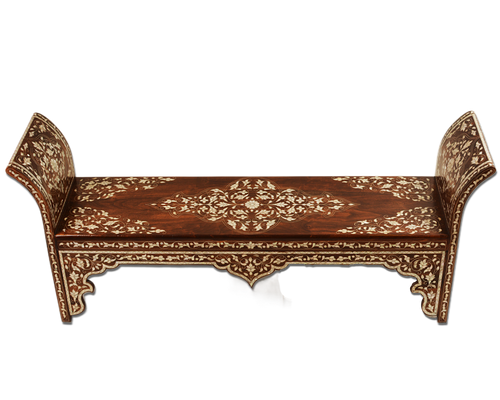 Damask Collection bench