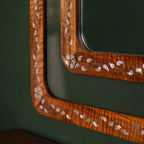 Handmade Decorative Mirror and console Set with Mother of Pearl Inlay | Zahra Collection