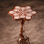 Handmade Side Table Crafted in Hardwood with Mother of Pearl | Qissa Collection