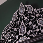 Handmade luxurious mirror with mother-of-pearl inlaid and lightened frame | Narjis collection