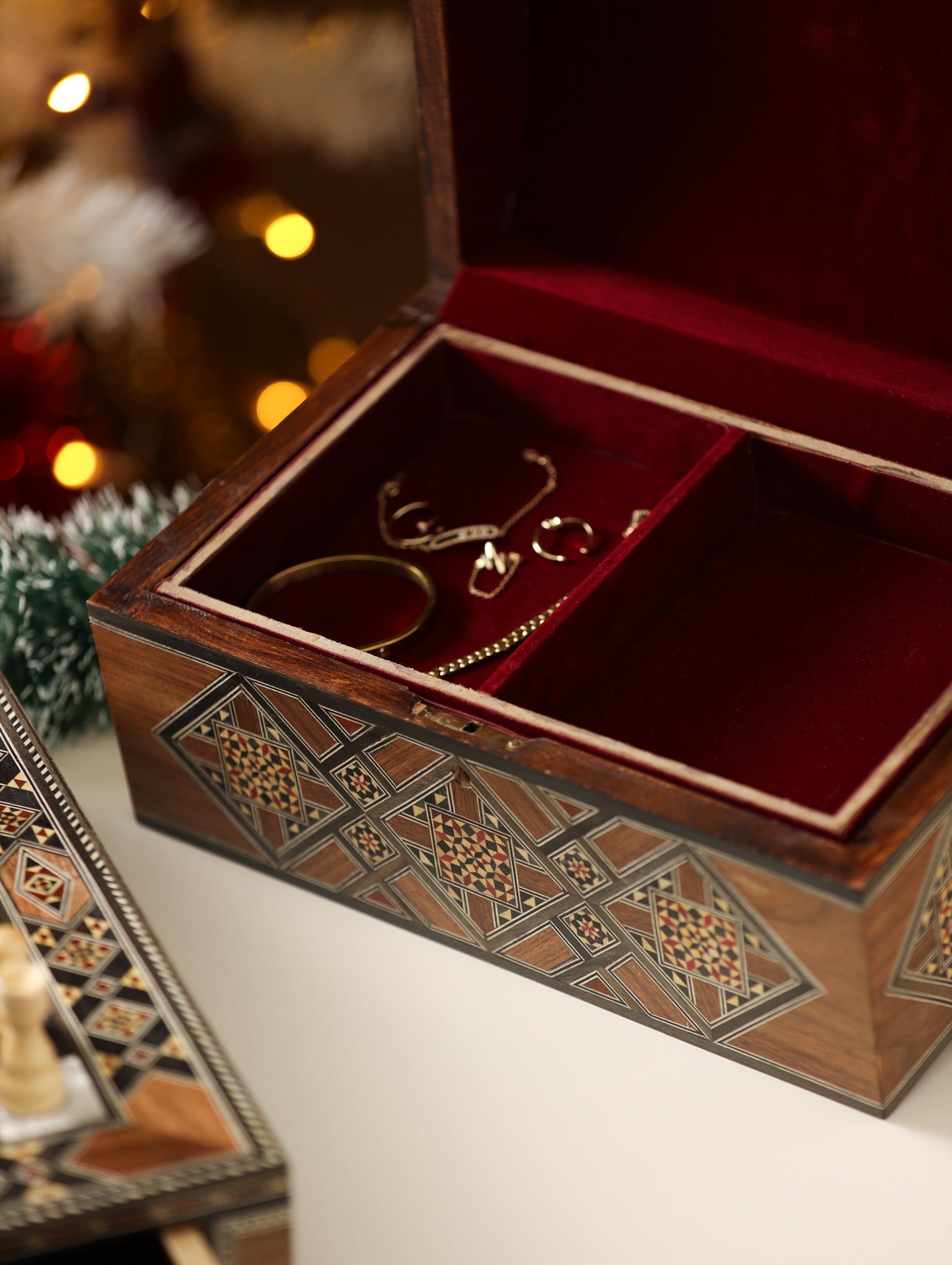 Luxury Jewelry Box with Removable Storage Tray