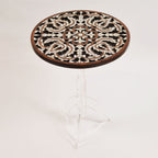 Handmade Side Table with Mother of Pearl Inlay | Hareer Collection