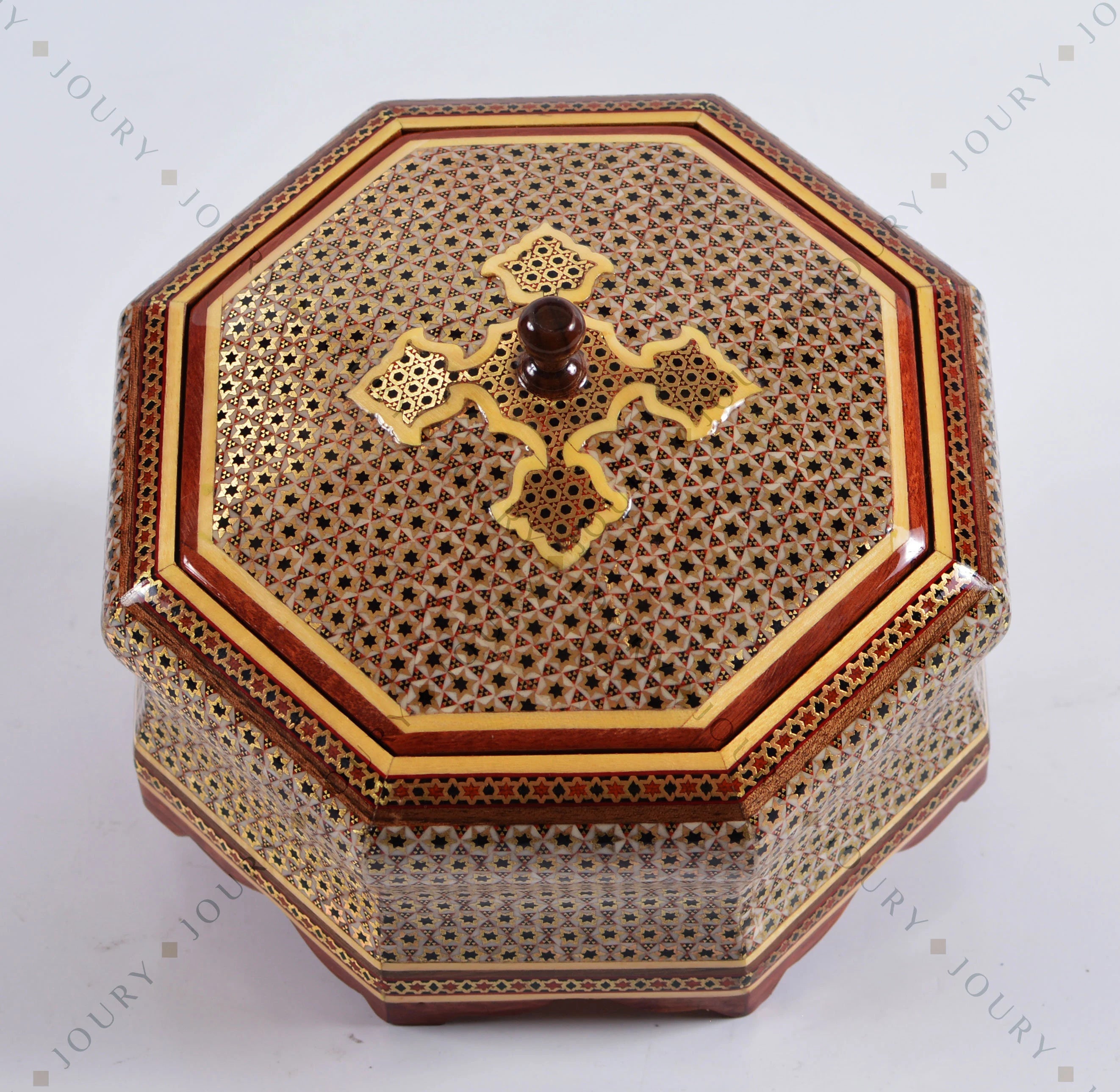 Handmade Mosaic Chocolate Box with Copper Inlay (4 Sizes)