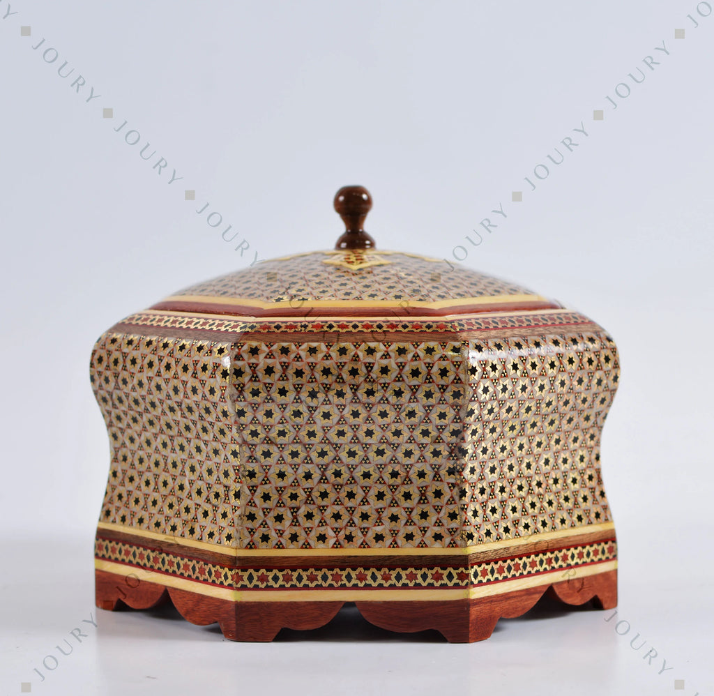 Handmade Mosaic Chocolate Box with Copper Inlay (4 Sizes)