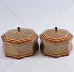 Handmade Mosaic Chocolate Box with Copper Inlay (4 Sizes)