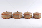 Handmade Mosaic Chocolate Box with Copper Inlay (4 Sizes)