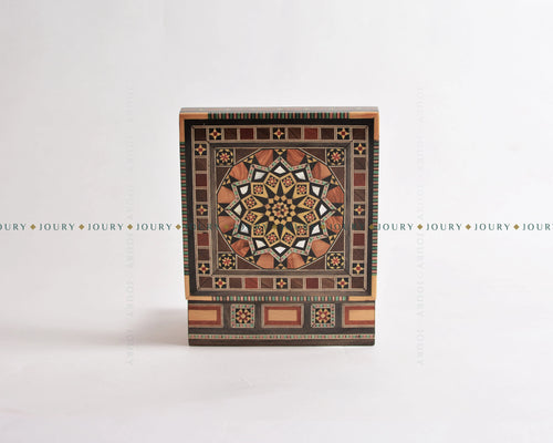 Handmade Wooden Jewelry Box with Mother-of-Pearl Inlay (Small)