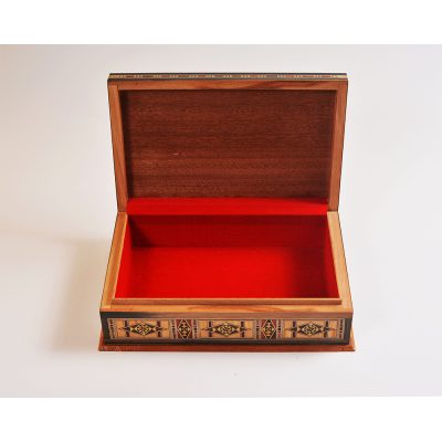 ⁦Mosaic Jewelry Box Made of The Finest Wood⁩ - الصورة ⁦4⁩